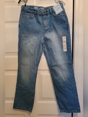 Cat & Jack Kid's Light Blue Straight Jeans Size 16